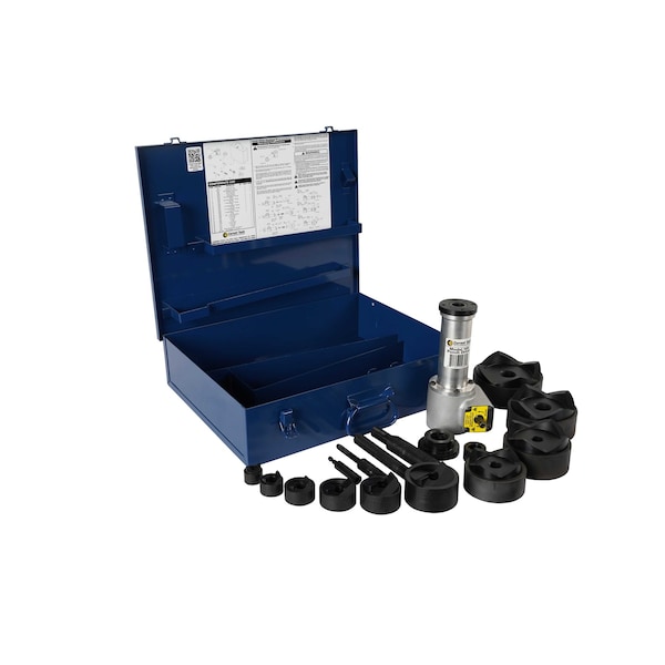 1/2" to 4"  Piece Maker Drill Driven Punch Driver Knock-Out Set